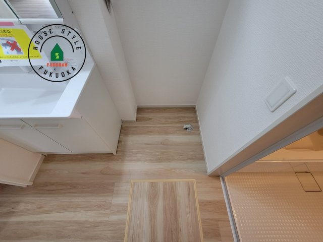 筑紫野市筑紫駅前通2丁目第1-1棟（1号棟）　のランドリースペース|ランドリースペースとなります。広々して有効的にご使用できます。 