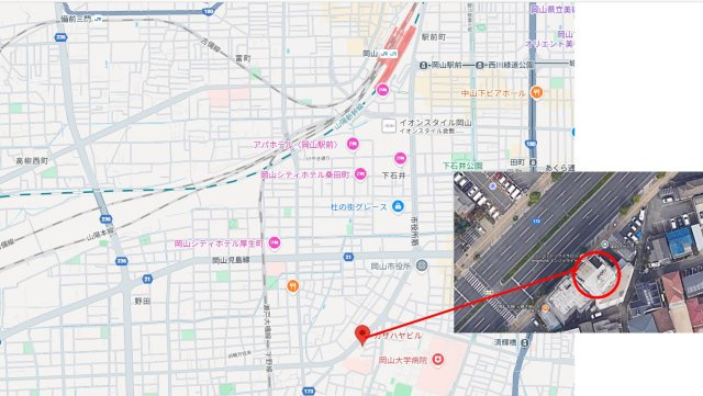 カザハヤビル　事務所の地図