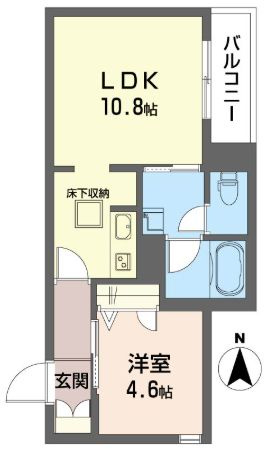 モルド船橋海神の間取り