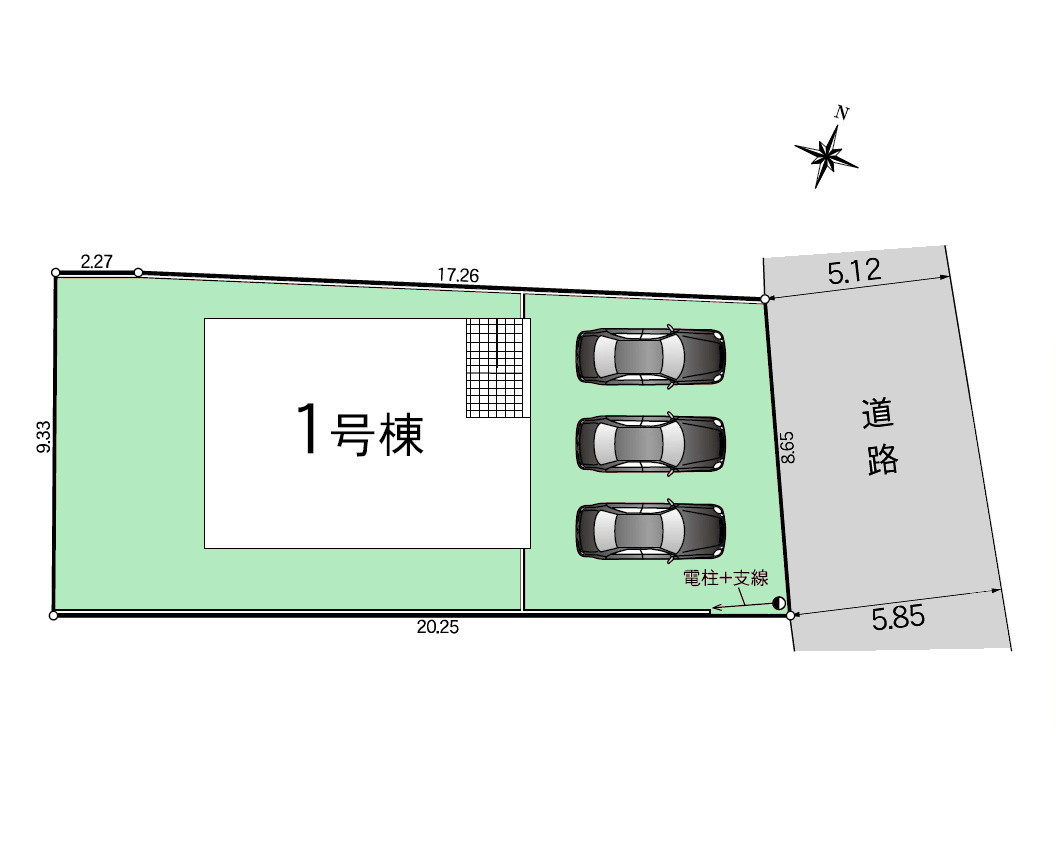 新築戸建　沼津市東椎路第6　全1棟　の区画図