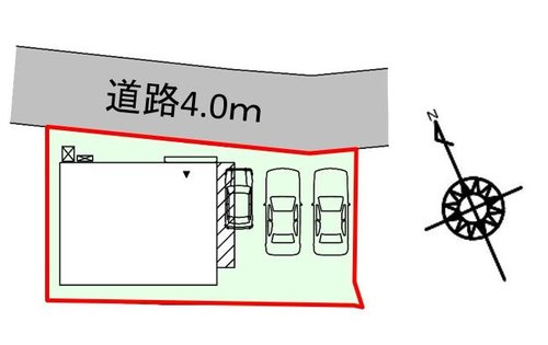 売新築戸建　中央区東町の区画図
