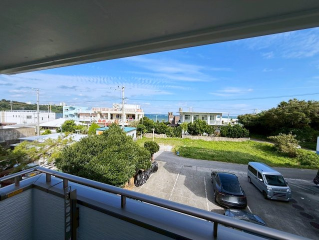 読谷村長浜　民泊仕様　2階リビング4LDKの展望|オーシャンビューです