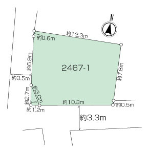 ~海を望む、南西角地の自由設計地~向ヶ崎町売地の画像
