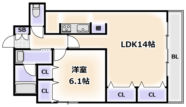 【間取り】 | CITY SPIRE幸町