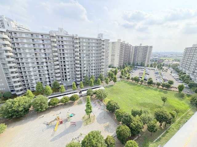 パークフィールドみさとテラ・ウエスト２街区１号館の展望|バルコニーからの眺めです