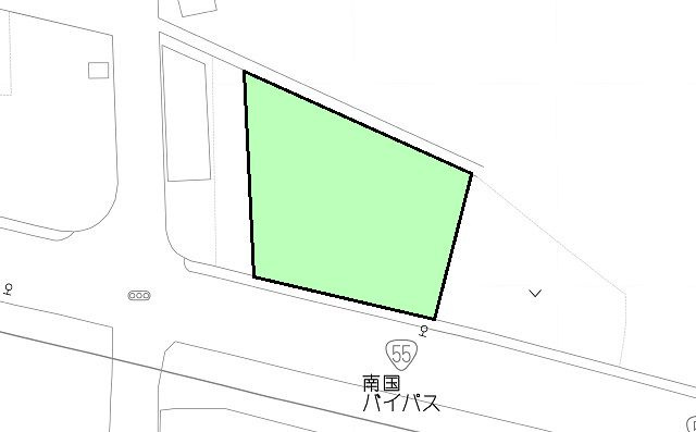 香南市香我美町岸本 売土地の土地図
