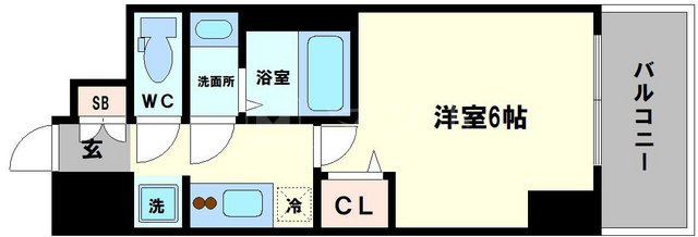 LC難波クレアの間取り