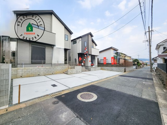福岡市東区八田3丁目第3-2棟（1号棟）　の前面道路含む現地写真|見学の時間などお気軽にお問い合わせ下さい。