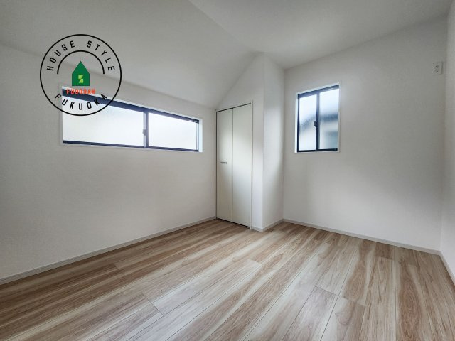 福岡市東区八田3丁目第3-2棟（1号棟）　の和室|将来的に、琉球畳を引きまして和室風にすることも可能です。