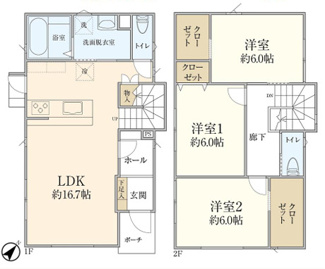 【間取り】 | 熊本県菊池郡大津町大字大林