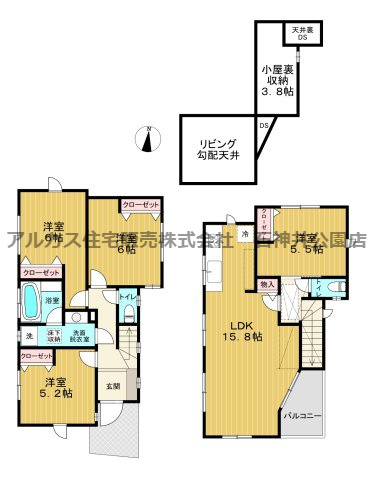 練馬区西大泉３丁目　新築一戸建　西武池袋線　大泉学園