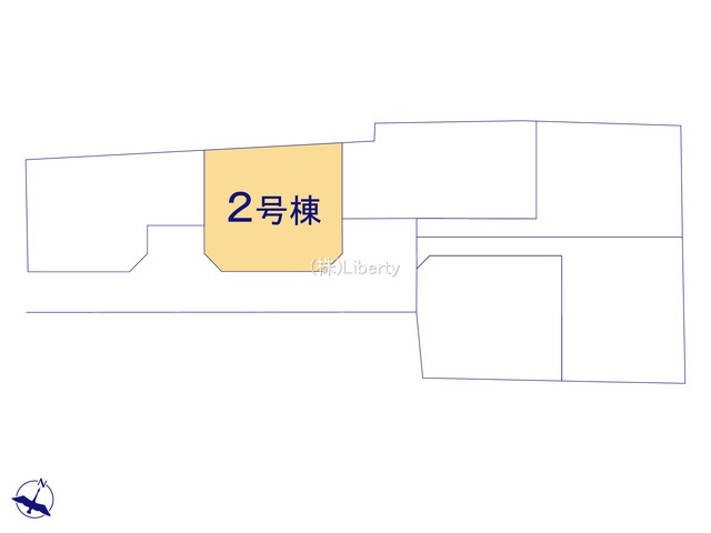 水戸市見川12期　新築戸建　2号棟の区画図