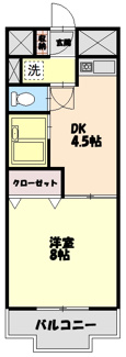 【間取り】 | ラ・フォーレI