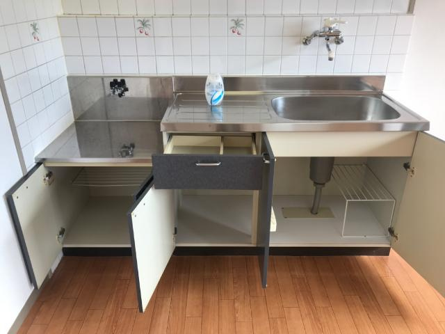 エクセルハイム１０のキッチン|キッチン下部収納