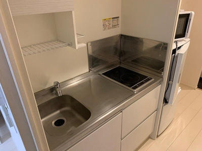 【キッチン】 | クレイノスリジエ | シングルレバー設置　シンク広めです♪