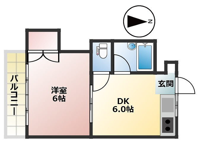 鏡川コートハウスの間取り