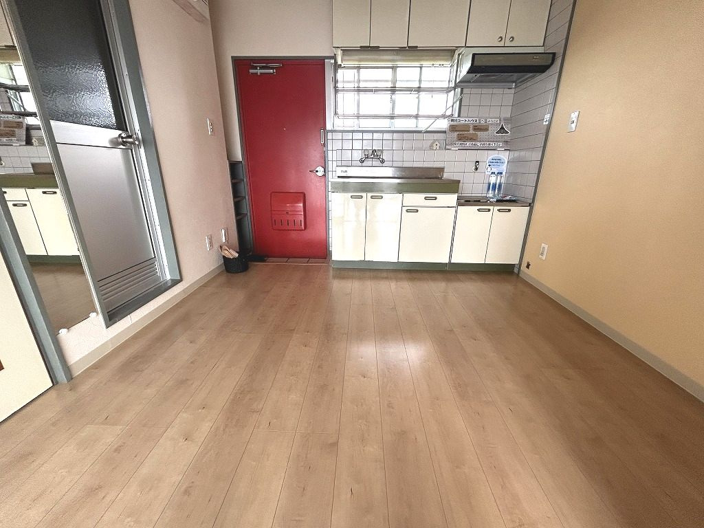 鏡川コートハウスの居間・リビング|使いやすい居間です