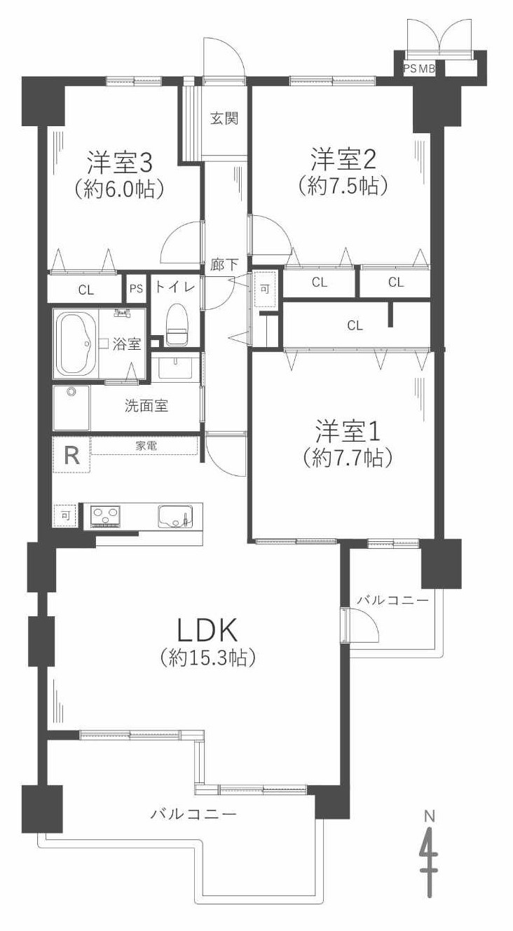 サンシティ桂坂参番館