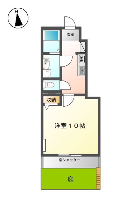 ソレイユⅡの間取り
