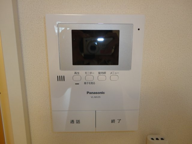 ソレイユⅡのセキュリティ|カメラ付インターホン