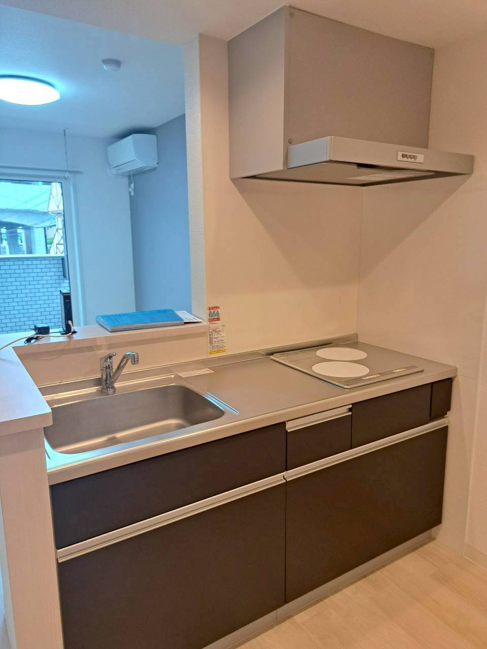 新潟市中央区幸町のアパートのキッチン