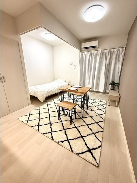 AXIA八熊の寝室|落ち着いた色調の寝室です