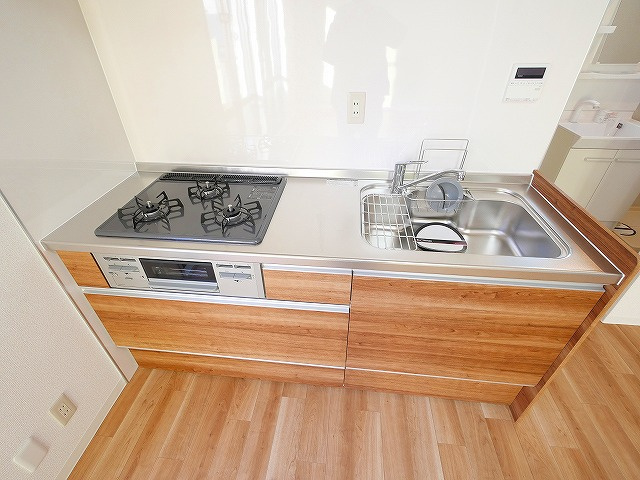 ブリーズ大安寺Ｂ　Ｃのキッチン|使いやすいキッチンです