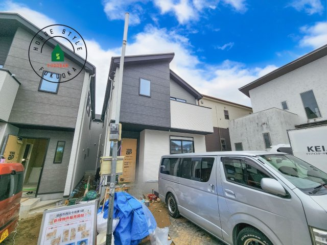 福岡市西区今宿東1丁目第1-3棟（3号棟）　の外観|デザイン性のある外観です。