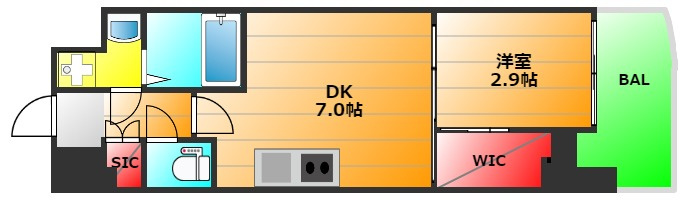 セレニテ難波リアンの間取り|現状有姿