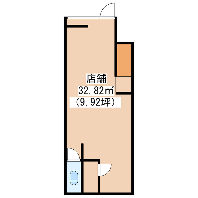 錦町5-1貸店舗の間取り