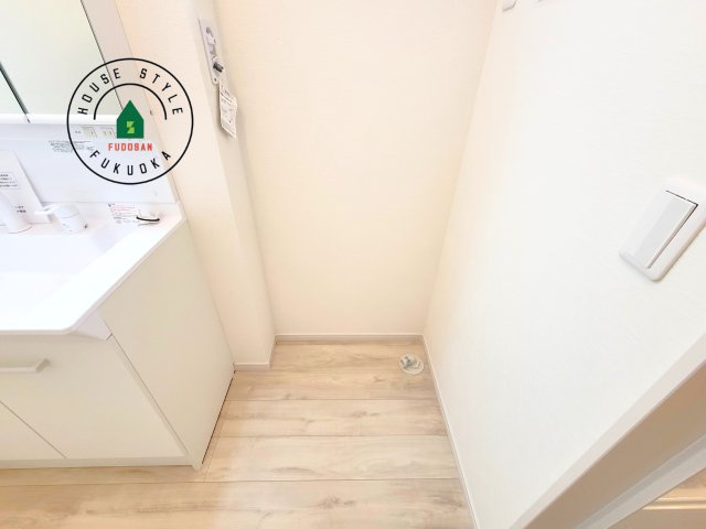 糟屋郡宇美町明神坂3丁目第2-1棟（1号棟）　の内観：施工例|ランドリースペースとなります。広々して有効的にご使用できます。 