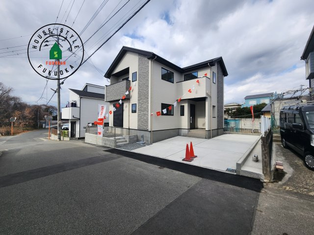 糟屋郡宇美町明神坂3丁目第2-1棟（1号棟）　の前面道路含む現地写真|見学の時間などお気軽にお問い合わせ下さい。