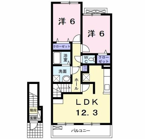 【間取り】 | ラフレシールⅡ
