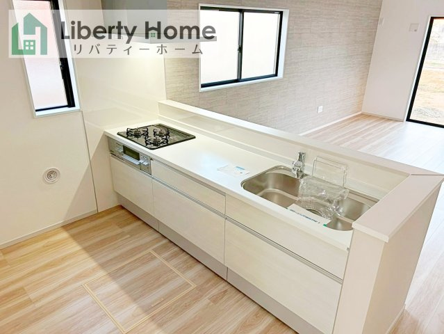 土浦市真鍋9期　新築戸建のキッチン