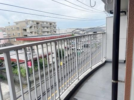 ヤマダマンションのバルコニー