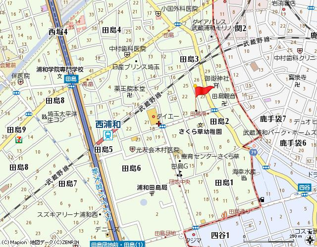 ヤマダマンションの地図