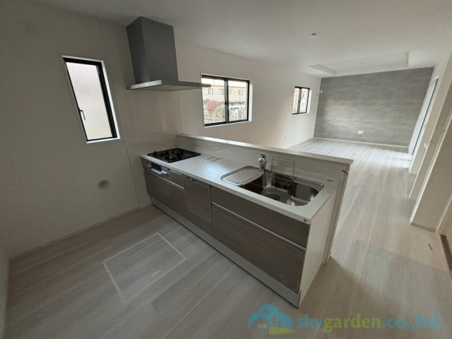 平塚市諏訪町3期　新築戸建　全3棟3号棟のキッチン