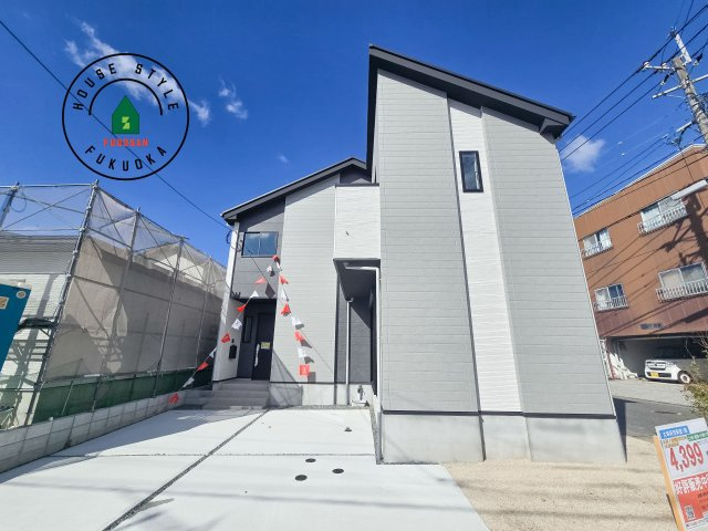 太宰府市朱雀4丁目第1-4棟（2号棟）　の外観|デザイン性のある外観です。