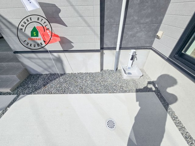 太宰府市朱雀4丁目第1-4棟（2号棟）　の庭|お庭で自由な時間を過ごせます。