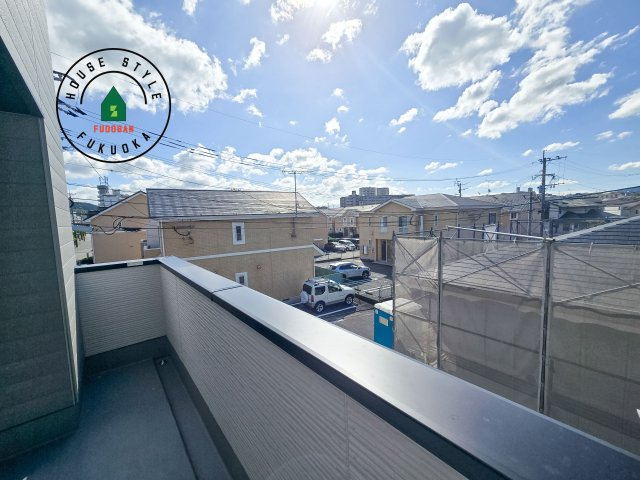 太宰府市朱雀4丁目第1-4棟（2号棟）　の展望|眺望や窓からの景色が良いと、家で過ごす時間も快適です。