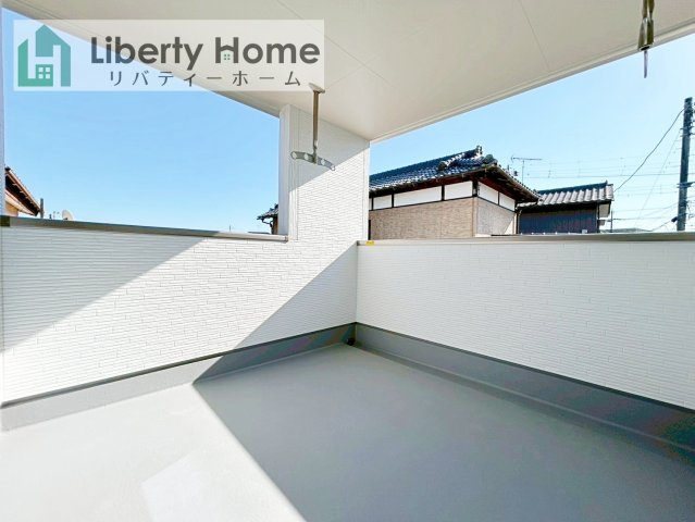 第1取手市野々井　新築戸建のバルコニー