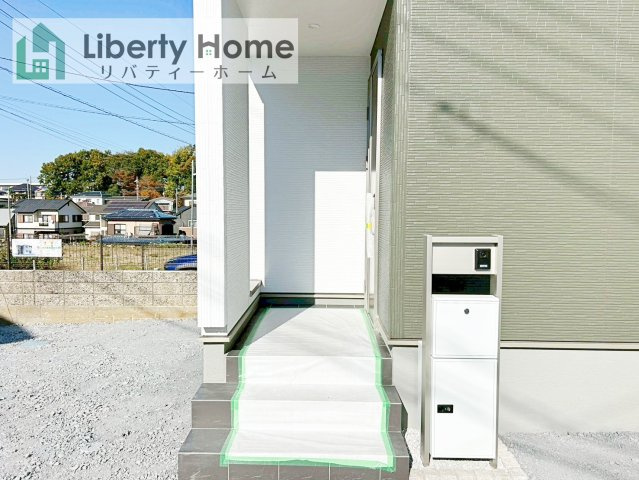 第1取手市野々井　新築戸建のエントランス