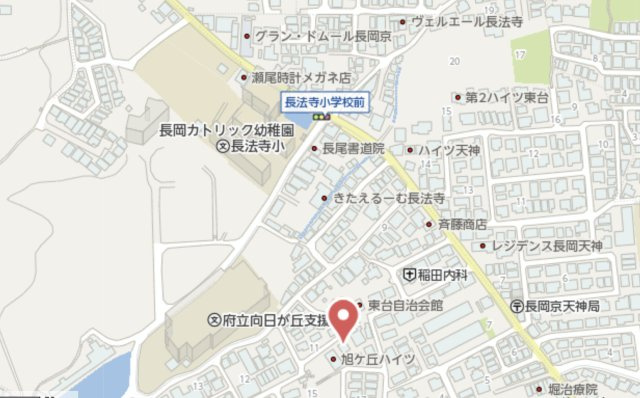 長岡京市天神3丁目　中古戸建の地図