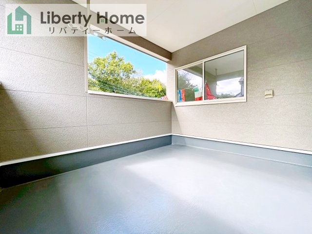 つくば市自由ケ丘第10　新築戸建のバルコニー