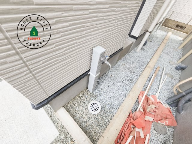 春日市春日原北町5丁目第1-2棟（2号棟）　の庭|お庭で自由な時間を過ごせます。