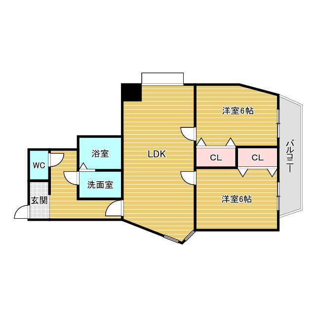 ヴィラウッドランド2　の間取り