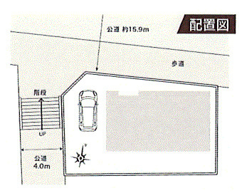 福生市武蔵野台2丁目　新築戸建全1棟の区画図