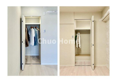 【収納】 | ツインシティ1番館エトランズ東砂 | 居室にはクローゼットを完備し、自由度の高い家具の配置が叶うシンプルな空間です。お子様の成長と必要になる子供部屋を与えるにはぴったりの間取りですね。