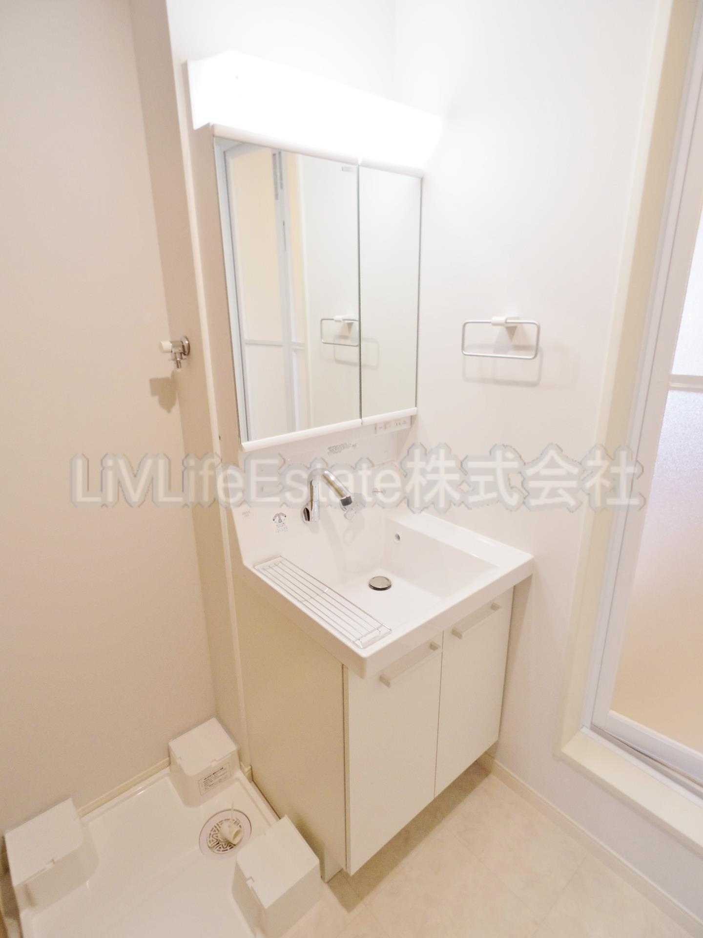 サニーコート（旧）大沼町2丁目新築の洗面所