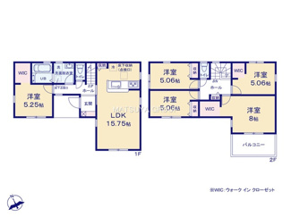 【間取り】 | リーブルガーデン岡崎255下和田町　1号棟